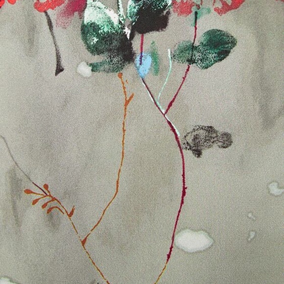 Zara Floral bodysuit with crossover neckline - Picture 4 of 5